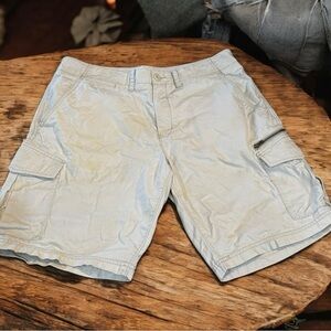 DKNY Cream Cargo Shorts Lightweight Casual Wear